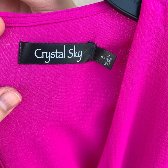 Crystal Sky Romper w/ Over Skirt NWT - Picture 3 of 7